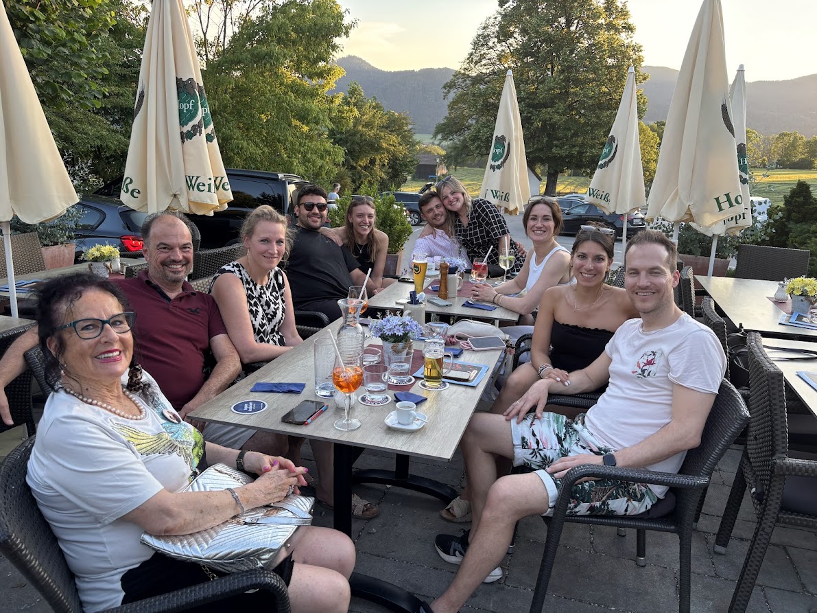 Gemeinsames Abendessen am Vorabend